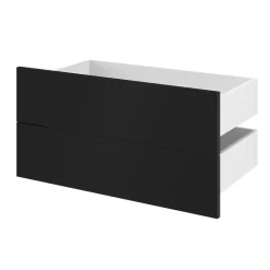 Tiroir GoodHome Atomia noir H. 18,45 x l. 74,7 x P. 40,7 cm vendu par 2