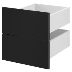 Tiroir GoodHome Atomia noir H. 18,45 x l. 37,2 x P. 40,7 cm vendu par 2