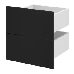 Tiroir GoodHome Atomia noir H. 18,45 x l. 37,2 x P. 31,7 cm vendu par 2