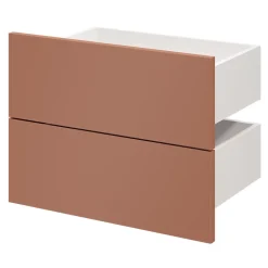 Tiroir GoodHome Atomia terracotta H. 18,5 x l. 37,2 x P. 30 cm vendu par 2