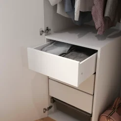 Tiroir intérieur blanc GoodHome Atomia H. 17 x L. 46,4 x P. 50 cm