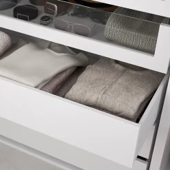 Tiroir intérieur blanc GoodHome Atomia H. 17 x L. 33,9 x P. 39 cm