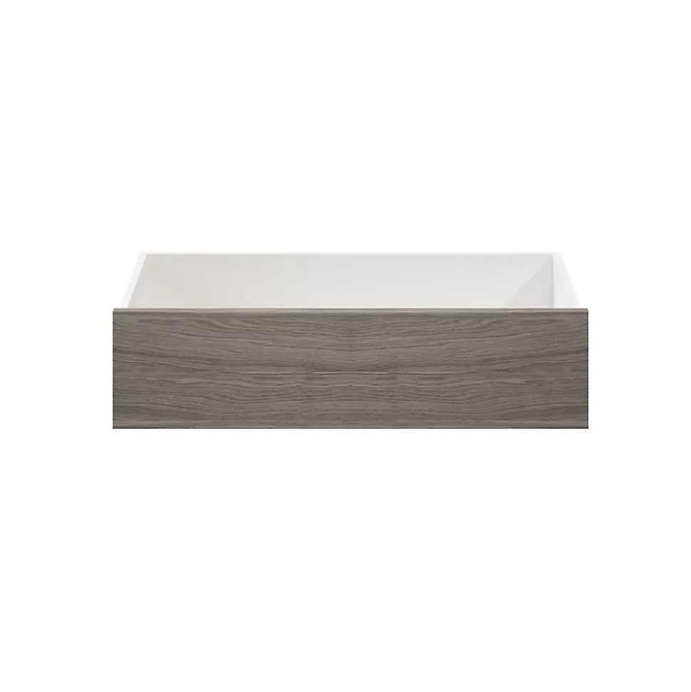 Tiroir intérieur effet chêne grisé GoodHome Atomia H. 17 x L. 71,4 x P. 39 cm