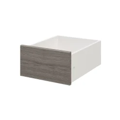 Tiroir intérieur effet chêne grisé GoodHome Atomia H. 17 x L. 33,9 x P. 39 cm