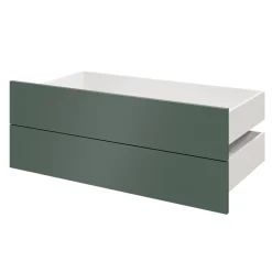Tiroir vert forêt Atomia l. 100 x P. 58 cm vendu par 2