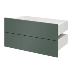 Tiroir vert forêt Atomia l. 75 x P. 45 cm vendu par 2