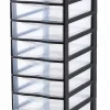 Tour de rangement 10 tiroirs en plastique Orgamix