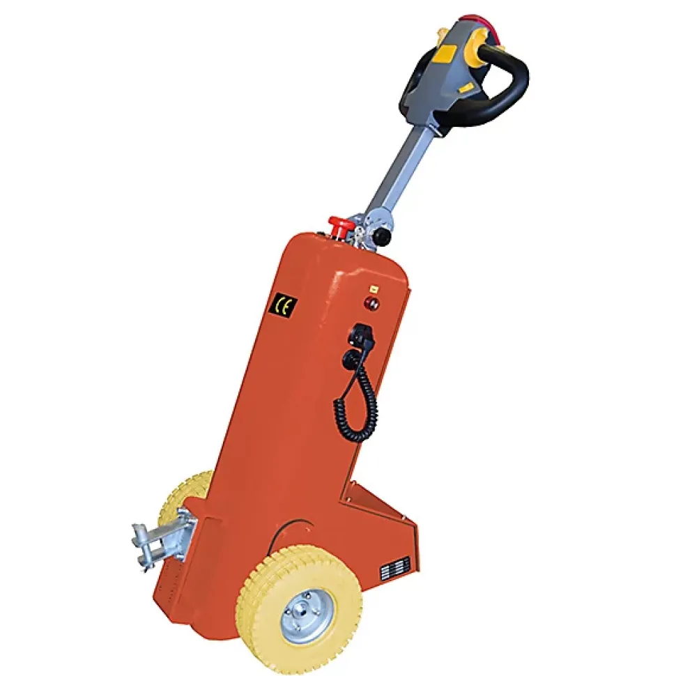 Tracteur électrique tireur/pousseur avec roues non tachantes pour bâtiment public - Charge max 1000kg - SK1000N