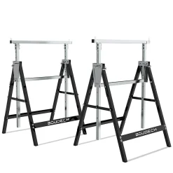 Treteaux telescopiques Boudech 300 kg reglables 80-130 cm lot de 2