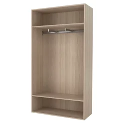 Tringle de face duo en acier gris GoodHome Atomia L. 100cm x P. 40 cm