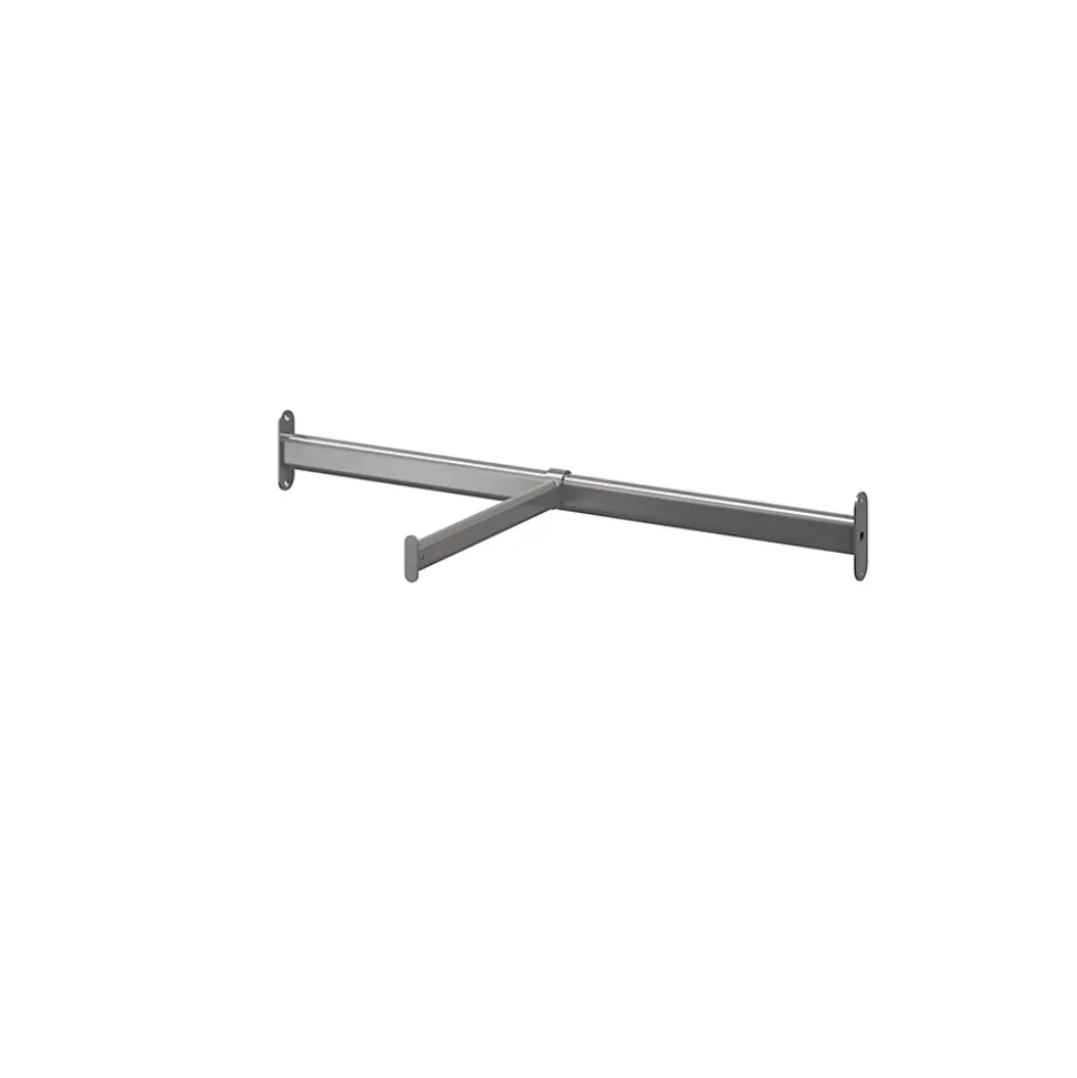 Tringle de face en acier gris GoodHome Atomia L. 71,3 x P. 30,5 cm