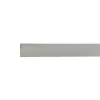 Tringle de penderie ovale acier blanc 1 m de 2 x 1,7 cm