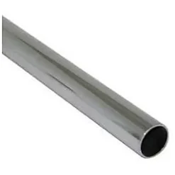 Tringle de penderie ronde acier chromé Ø1,8 x 100 cm