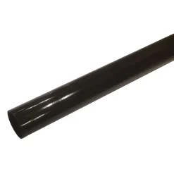 Tringle de penderie ronde acier noir Ø2,5 x 200 cm