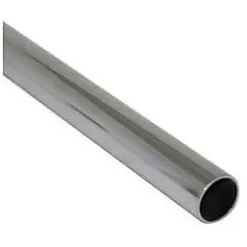 Tringle de penderie ronde acier chromé Ø1,8 x 150 cm