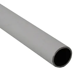 Tringle de penderie ronde acier blanc Ø1,8 x 100 cm