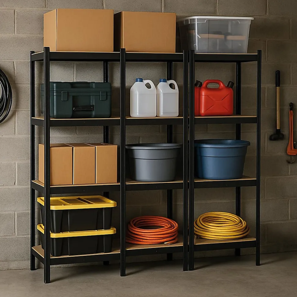 Triple étagère établi charges lourdes 150 x 40 x 210 avec 12 plateaux - 960 kg max