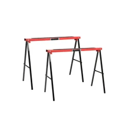 Tréteau - NORDLINGER PRO - Promalin Métal - Lot de 2 - Rouge