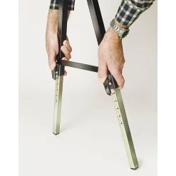 Tréteau pliable avec pieds téléscopique capacité 120 kg