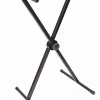 Tréteau pliant multifonction en acier époxy CQFD Campus noir H. 38 à 95 cm