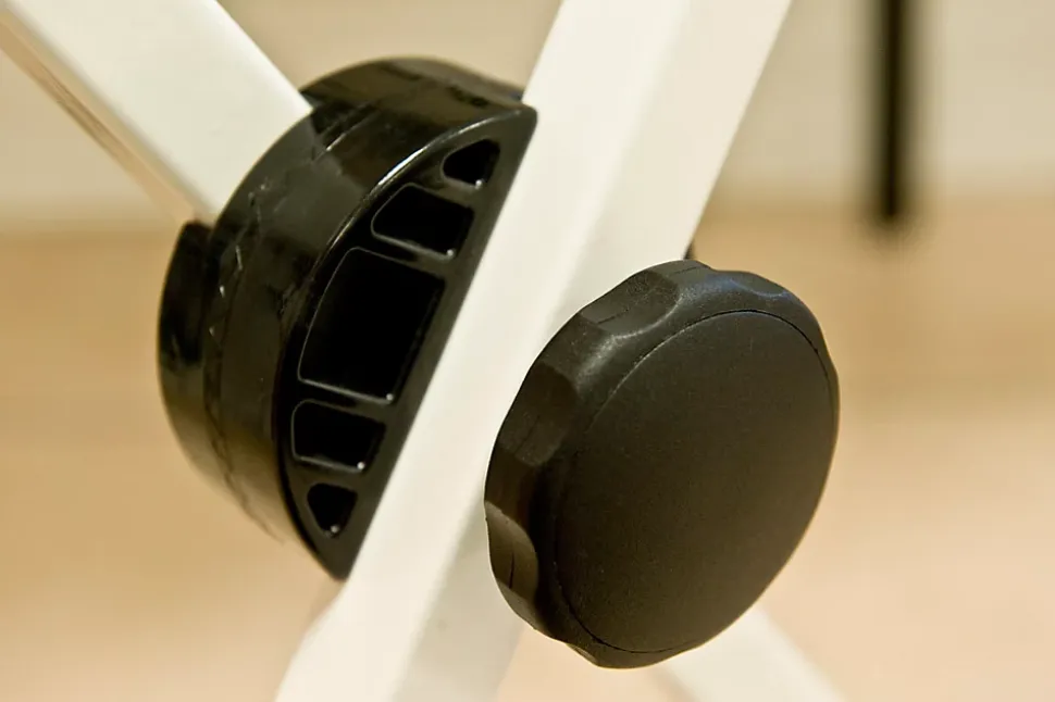 Tréteau pliant multifonction en acier époxy CQFD Campus blanc H. 38 à 95 cm
