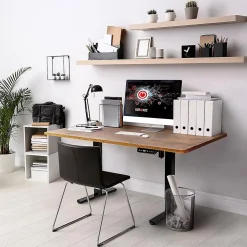 TT120 AO Plateau pour Bureau Assis Debout de 120 x 60 x 2 cm Compatible avec la plupart des Structures assis debout Duronic