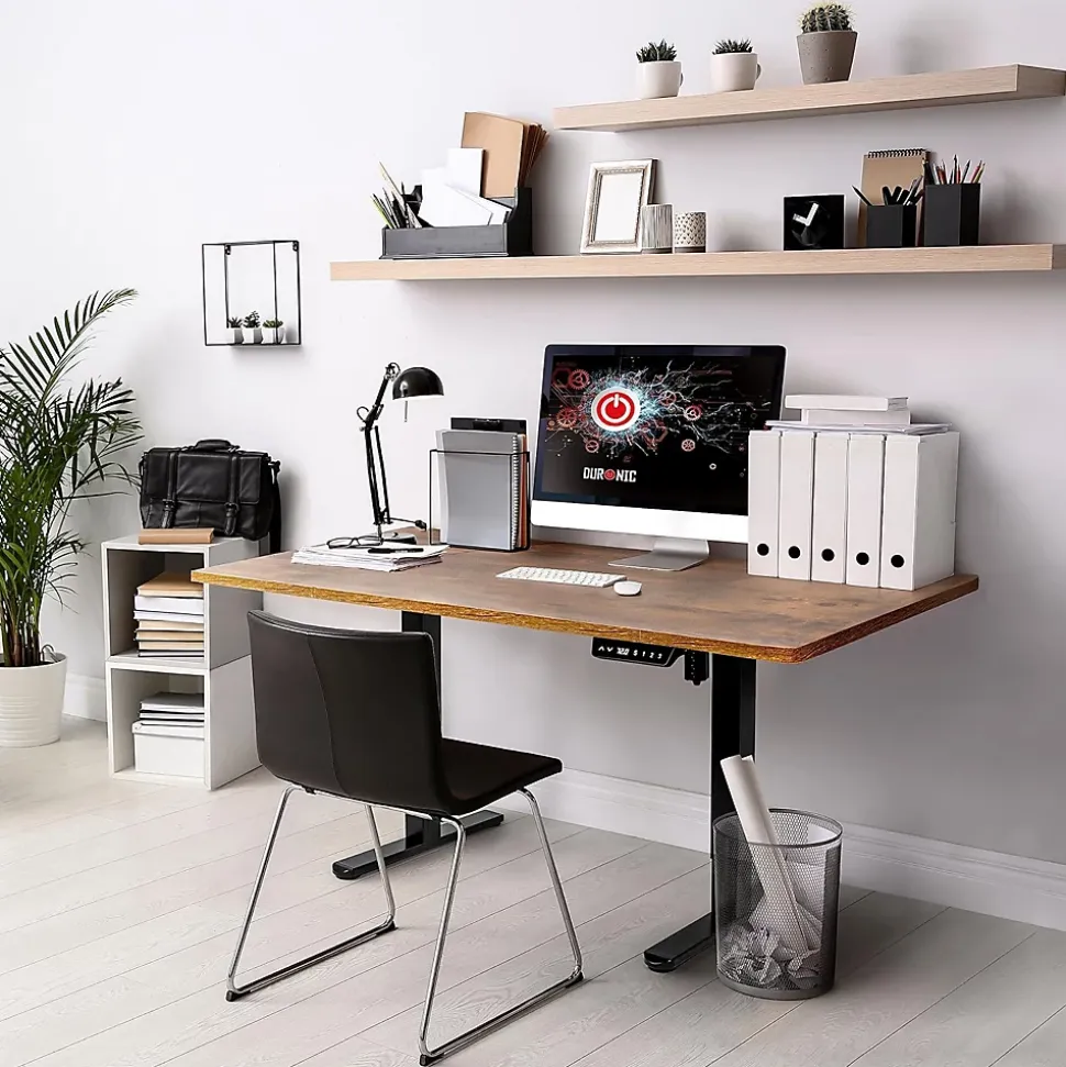 TT120 AO Plateau pour Bureau Assis Debout de 120 x 60 x 2 cm Compatible avec la plupart des Structures assis debout Duronic