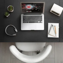 TT160 BK Plateau pour Bureau Assis Debout de 160 x 60 x 2 cm Compatible avec la plupart des Structures assis debout Duronic