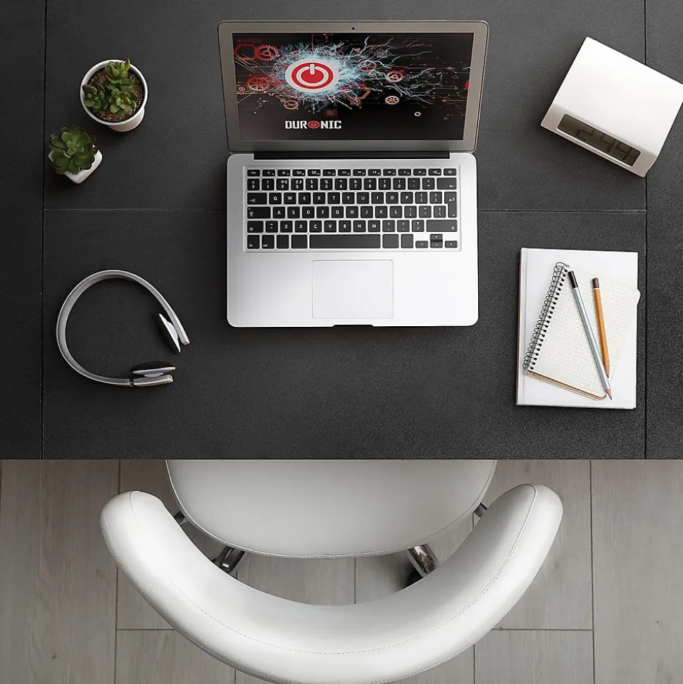 TT160 BK Plateau pour Bureau Assis Debout de 160 x 60 x 2 cm Compatible avec la plupart des Structures assis debout Duronic