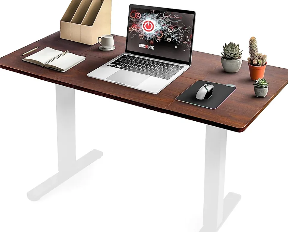 TT140 WT Plateau pour Bureau Assis Debout de 140 x 60 x 2 cm Compatible avec la plupart des Structures assis debout Duronic