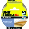 UHU Doublefix - Ruban adhésif double face extra fort pour les moquettes et tapis, ruban de 10m x 50mm