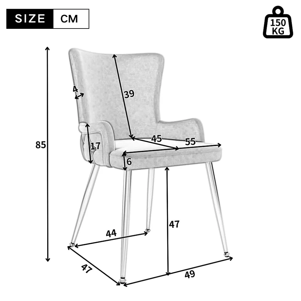 URBAN MEUBLE Ensemble table ronde marbre blanc doré avec 4 chaises beige