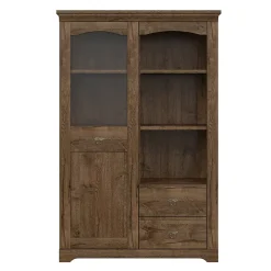 Vaisselier 1 porte 2 tiroirs Noe Bois