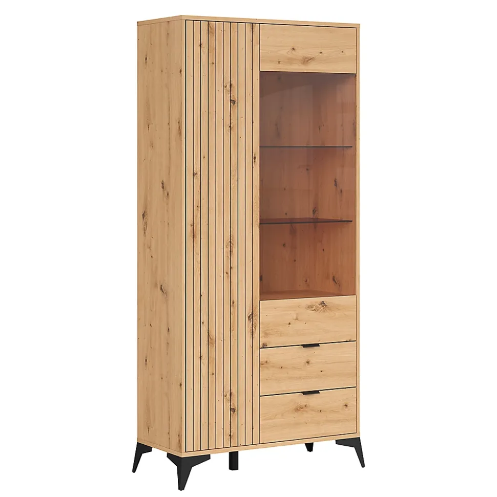 Vaisselier 2 portes 2 tiroirs Mao Bois