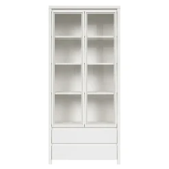 Vaisselier 2 portes 2 tiroirs Soren Blanc