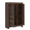 Vaisselier 2 portes Adam Bois fonce