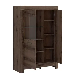 Vaisselier 2 portes Adam Bois fonce