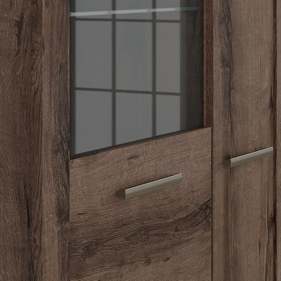 Vaisselier 2 portes Adam Bois fonce