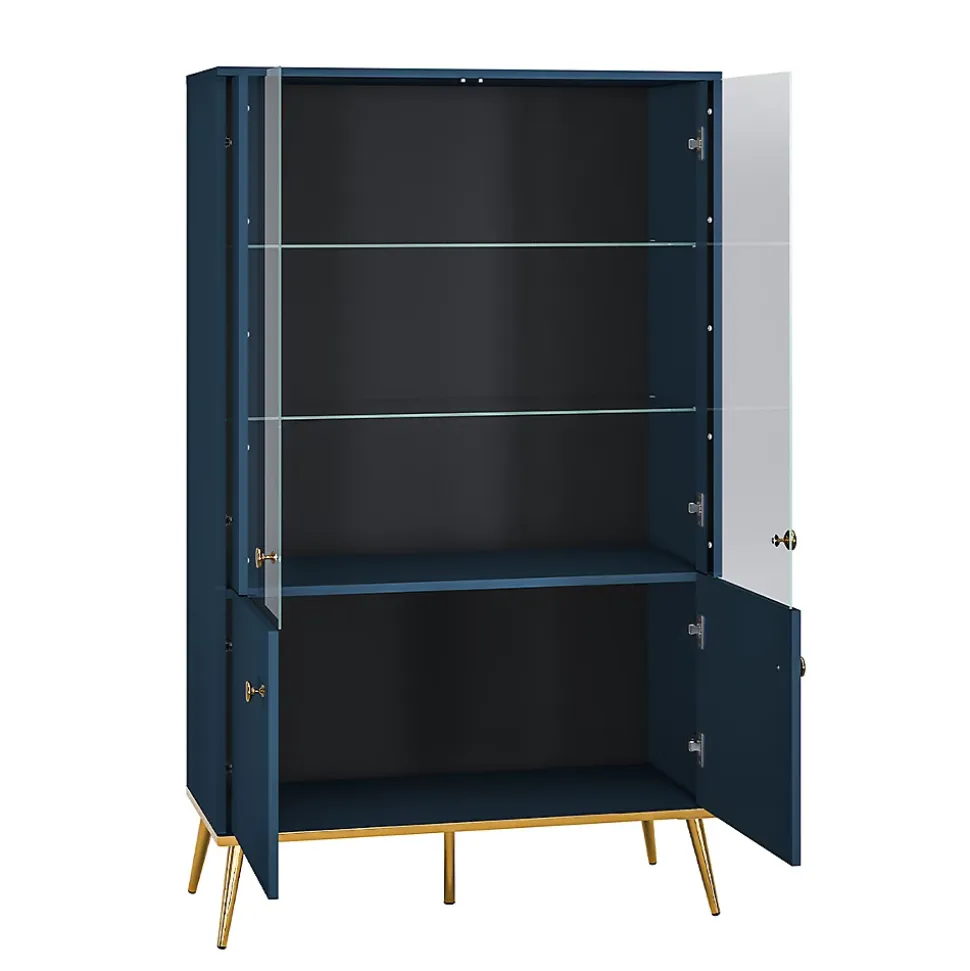 Vaisselier 4 portes Thalia Bleu