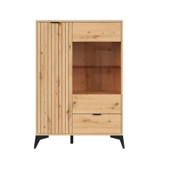 Vaisselier bas 2 portes 1 tiroir Mao Bois