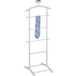 Valet ATRIX, en métal laqué blanc