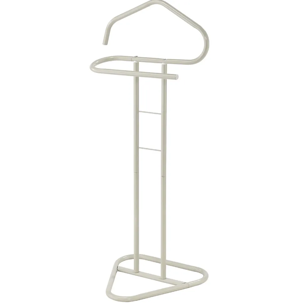 Valet CAMILO, en métal laqué beige