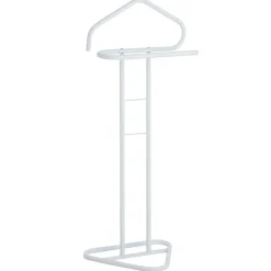 Valet CAMILO, en métal laqué blanc