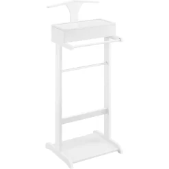 Valet de chambre Lulboll avec boîte ouvrable bois de pin blanc en.casa