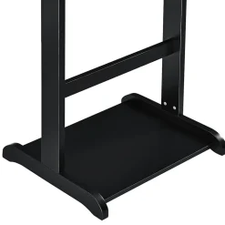 Valet de chambre Lulboll avec boîte ouvrable bois de pin noir en.casa