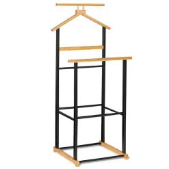 Valet de chambre TOM effet bois et métal