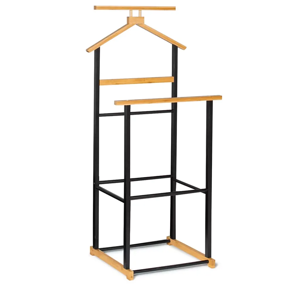Valet de chambre TOM effet bois et métal