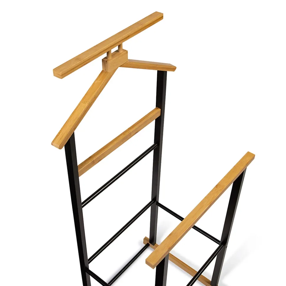 Valet de chambre TOM effet bois et métal