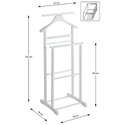 Valet en bois massif - H102 cm