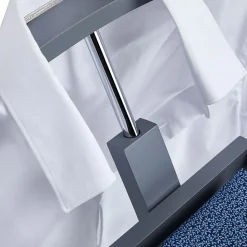 Valet ROBIN, en bois laqué gris